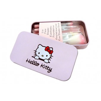 Hello Kitty Mini Makeup Cosmetic Brush Set
